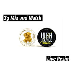 High Voltage Extracts Live Resin 3g