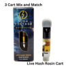 3 High Voltage Extracts Live Hash Rosin Cartridges (0.5ML) - Mix and Match 1 TGW Live Hash Rosin Cart 362024 (1)