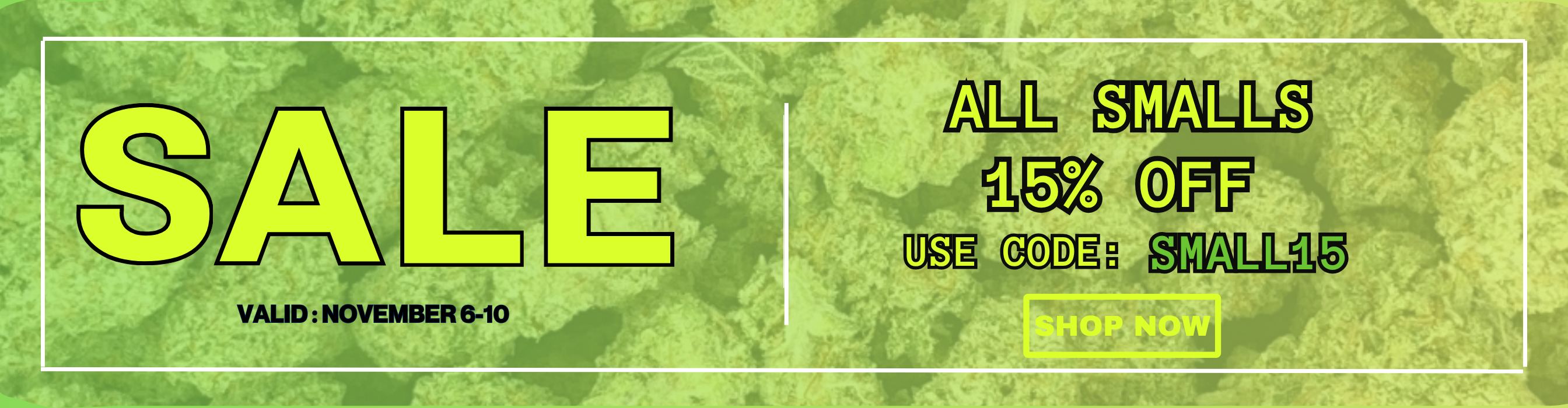 NOV 6 Smalls Banner (1536 x 400 px) (1)