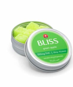BLISS Infused Gummies GREEN APPLE 250MG e1641607939746 800x600 1.jpg