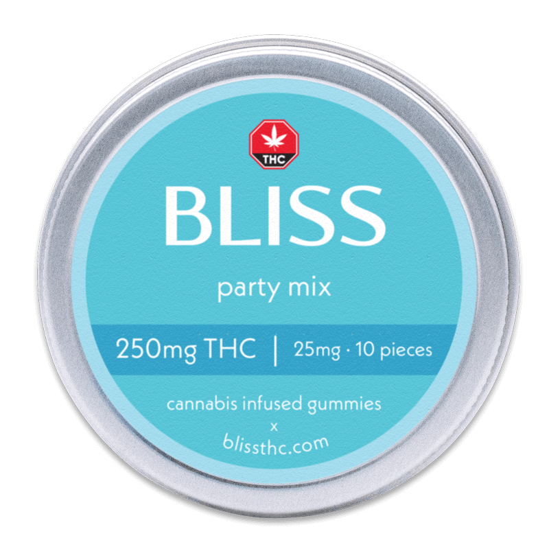 BLISS Infused Gummies PARTY MIX 250MG.png BLISS Infused Gummies PARTY MIX 250MG.png