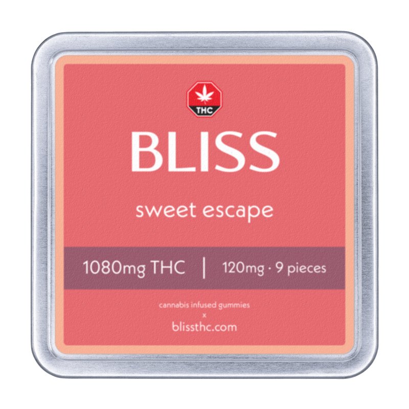BLISS Infused Gummies Sweet Escape 1080MG.png BLISS Infused Gummies Sweet Escape 1080MG.png