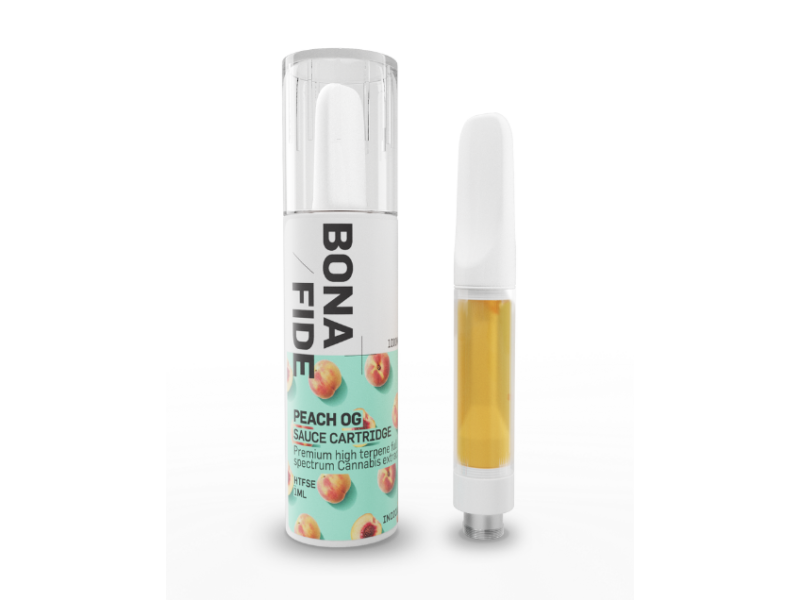 Bonafide – Indica Sauce Cartridge Peach OG.png Bonafide – Indica Sauce Cartridge Peach OG.png