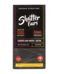 Euphoria Extractions Cookies N Green Sativa Bar 1200MG.jpg