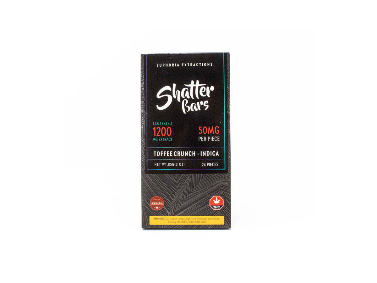Euphoria Extractions Toffee Crunch Indica Bar 1200MG.jpg Euphoria Extractions Toffee Crunch Indica Bar 1200MG.jpg