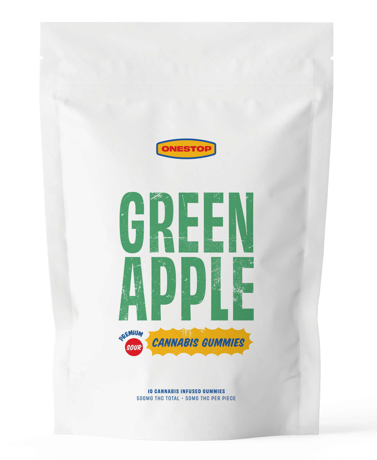 OneStop Sour Green Apple Gummies 500mg.png OneStop Sour Green Apple Gummies 500mg.png