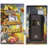 Burn Disposable Vapes - Lemon Diesel 3ML 2 lemon diesel front scaled 1.jpg