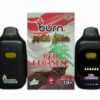 Burn Disposable Vapes - Red Lebanese Hashish 3ML 2 red lebanese front scaled 1.jpg