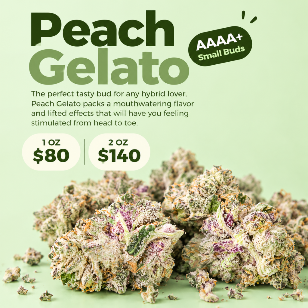 Peach Gelato Small Buds Ad