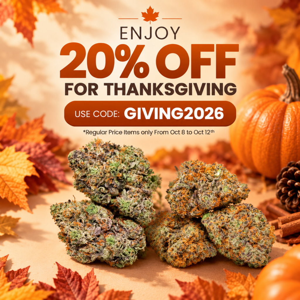 Thanksgiving Cannabis Savings Advertisement